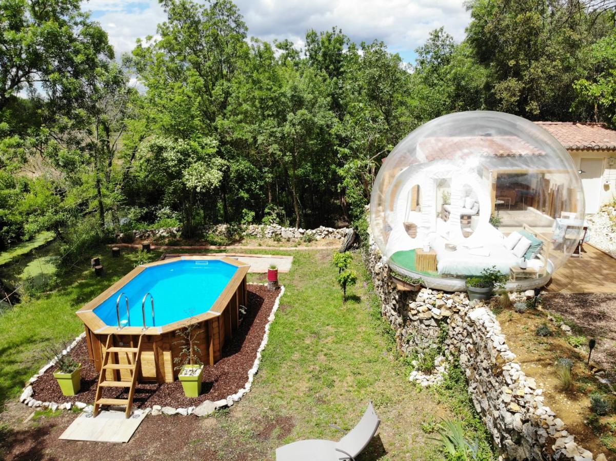 La Bulle Etoile Hotel Allegre Les Fumades Exterior photo